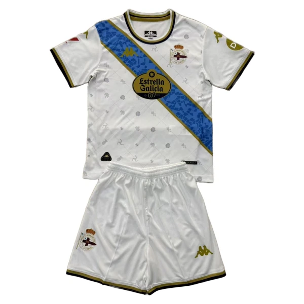 Günstige Deportivo de La Coruna Kindertrikot Ausweich 2025/26 Kurzarm