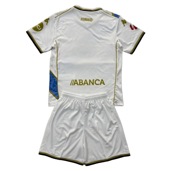 Günstige Deportivo de La Coruna Kindertrikot Ausweich 2025/26 Kurzarm