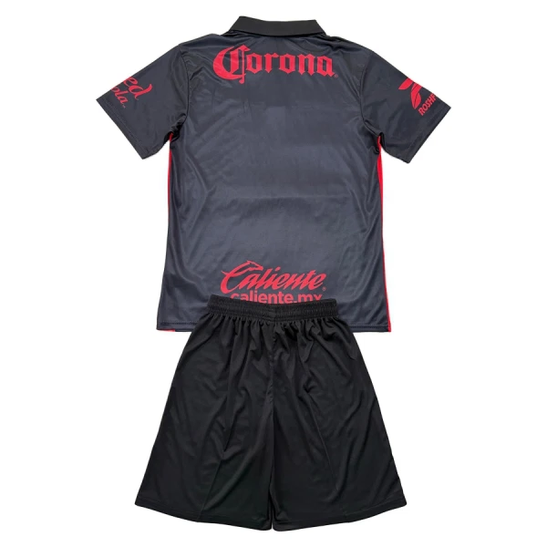 Günstige Deportivo Toluca Kindertrikot Ausweich 2025/26 Kurzarm
