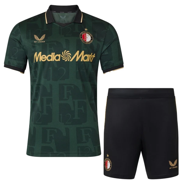 Günstige Feyenoord Kindertrikot Vierte 2025/26 Kurzarm
