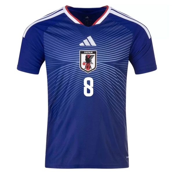 Günstige Japan Minamino 8 Herrentrikot Heim WM 2026 Kurzarm
