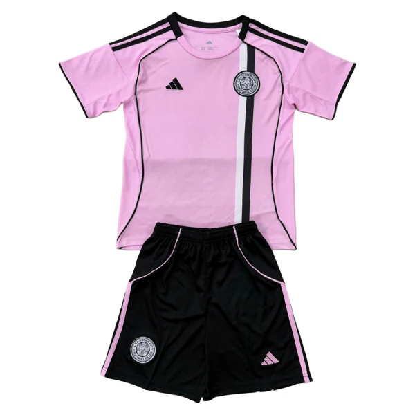 Günstige Leicester City Kindertrikot Ausweich 2025/26 Kurzarm
