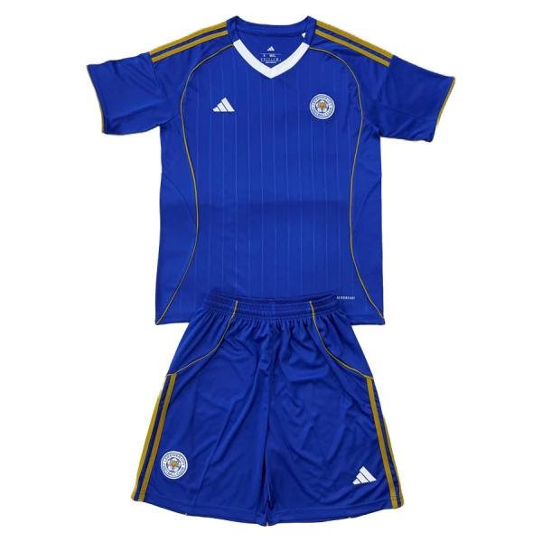 Günstige Leicester City Kindertrikot Heim 2025/26 Kurzarm