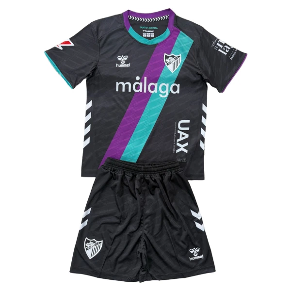 Günstige Malaga Kindertrikot Auswärts 2025/26 Kurzarm