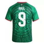 Günstige Mexiko Raul 9 Herrentrikot Heim WM 2026 Kurzarm