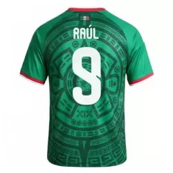 Günstige Mexiko Raul 9 Herrentrikot Heim WM 2026 Kurzarm