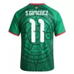 Günstige Mexiko S.Gimenez 11 Herrentrikot Heim WM 2026 Kurzarm