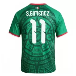 Günstige Mexiko S.Gimenez 11 Herrentrikot Heim WM 2026 Kurzarm