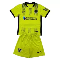 Günstige Portsmouth Kindertrikot Ausweich 2025/26 Kurzarm