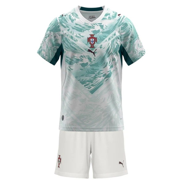 Günstige Portugal Kindertrikot Auswärts WM 2026 Kurzarm Günstige Portugal Kindertrikot Auswärts WM 2026 Kurzarm