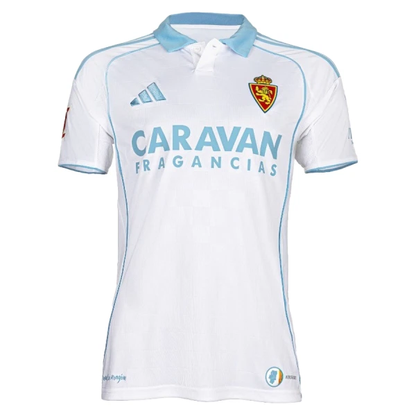 Günstige Real Zaragoza Herrentrikot Heim 2025/26 Kurzarm