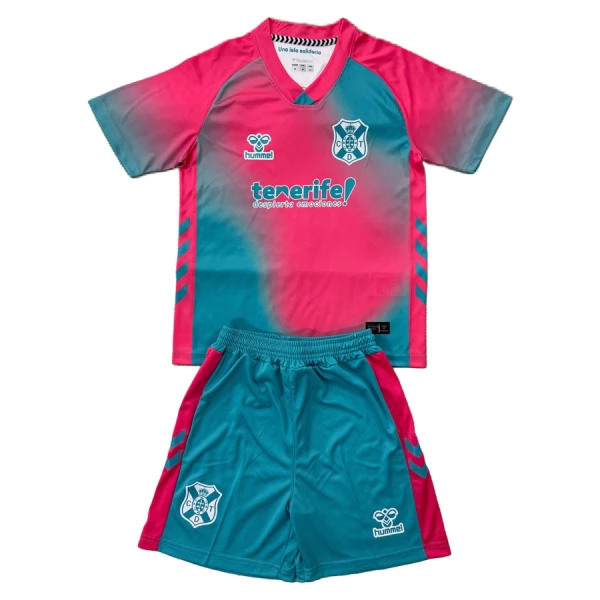 Günstige Tenerife Kindertrikot Ausweich 2025/26 Kurzarm