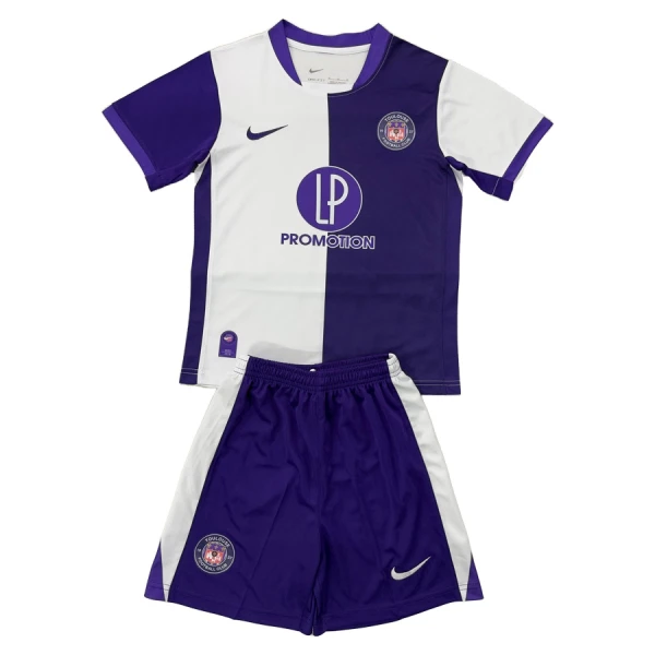 Günstige Toulouse Kindertrikot Heim 2025/26 Kurzarm