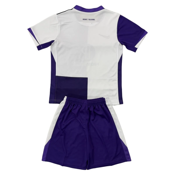 Günstige Toulouse Kindertrikot Heim 2025/26 Kurzarm
