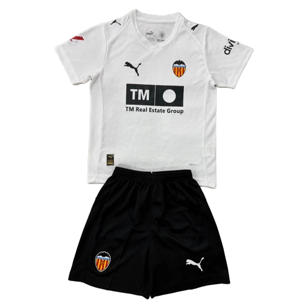 Günstige Valencia CF Kindertrikot Heim 2025/26 Kurzarm