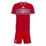 Günstige Wales Kindertrikot Heim WM 2026 Kurzarm