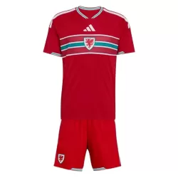 Günstige Wales Kindertrikot Heim WM 2026 Kurzarm
