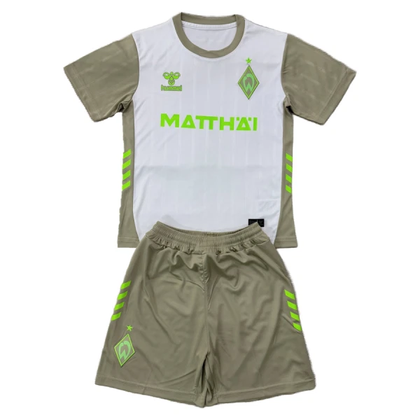 Günstige Werder Bremen Kindertrikot Auswärts 2025/26 Kurzarm
