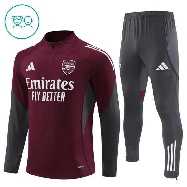 Arsenal Trainingspullover Kinder 2025/26 Viertelreißverschluss Rote