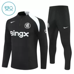 Chelsea Trainingspullover Kinder 2025/26 Viertelreißverschluss Schwarze