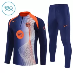 FC Barcelona Trainingspullover Kinder 2025/26 Viertelreißverschluss Blaue