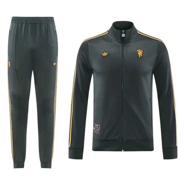 Manchester United Trainingsjackenanzüge 2025/26 Schwarze