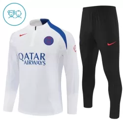 Paris Saint-Germain Trainingspullover Kinder 2025/26 Viertelreißverschluss Weiße