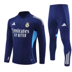 Real Madrid Trainingspullover 2025/26 Viertelreißverschluss Navy