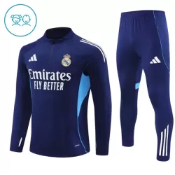 Real Madrid Trainingspullover Kinder 2025/26 Viertelreißverschluss Navy