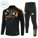Real Madrid Trainingspullover Kinder 2025/26 Viertelreißverschluss Schwarze
