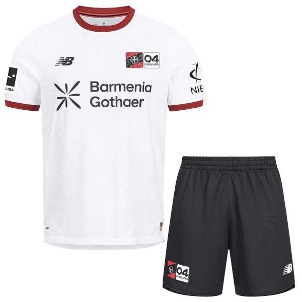 Günstige Bayer 04 Leverkusen Kindertrikot Vierte 2025/26 Kurzarm
