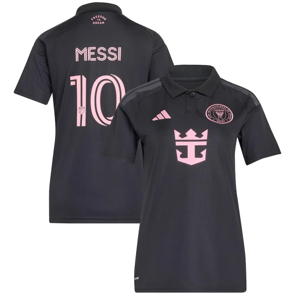Günstige Inter Miami CF Messi 10 Damentrikot Auswärts 2026 Kurzarm