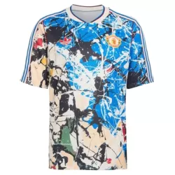 Günstige Manchester United Stone Roses Herrentrikot 2025/26 Kurzarm - Speziell