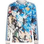 Günstige Manchester United Stone Roses Herrentrikot 2025/26 Langarm - Speziell