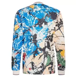 Günstige Manchester United Stone Roses Herrentrikot 2025/26 Langarm - Speziell
