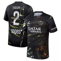 Günstige Paris Saint-Germain Hakimi 2 Night Herrentrikot 2025/26 Kurzarm