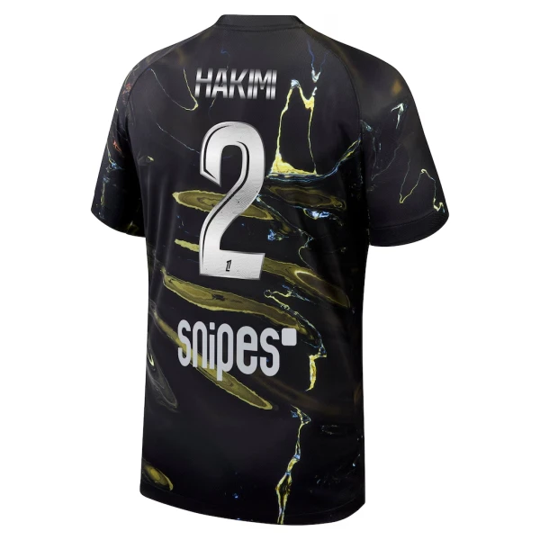 Günstige Paris Saint-Germain Hakimi 2 Night Herrentrikot 2025/26 Kurzarm