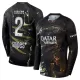 Günstige Paris Saint-Germain Hakimi 2 Night Herrentrikot 2025/26 Langarm