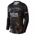 Günstige Paris Saint-Germain Night Herrentrikot 2025/26 Langarm
