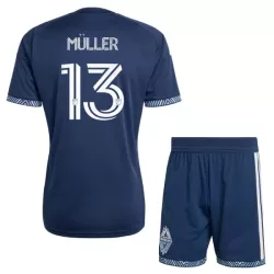 Günstige Vancouver Whitecaps Muller 13 Kindertrikot Auswärts 2026 Kurzarm