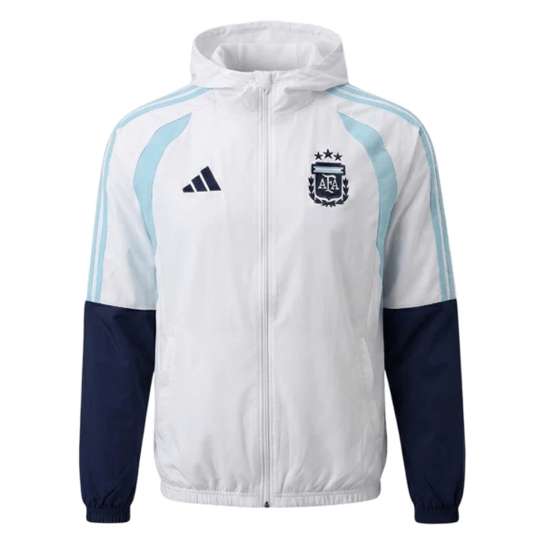 Argentinien Trainingsjacke mit Kapuze 2026/27 Weiße