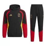 Belgien Trainingsjacke mit Kapuze 2026/27 Schwarze