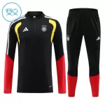 Deutschland Trainingspullover Kinder 2026/27 Viertelreißverschluss Schwarze