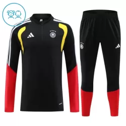 Deutschland Trainingspullover Kinder 2026/27 Viertelreißverschluss Schwarze