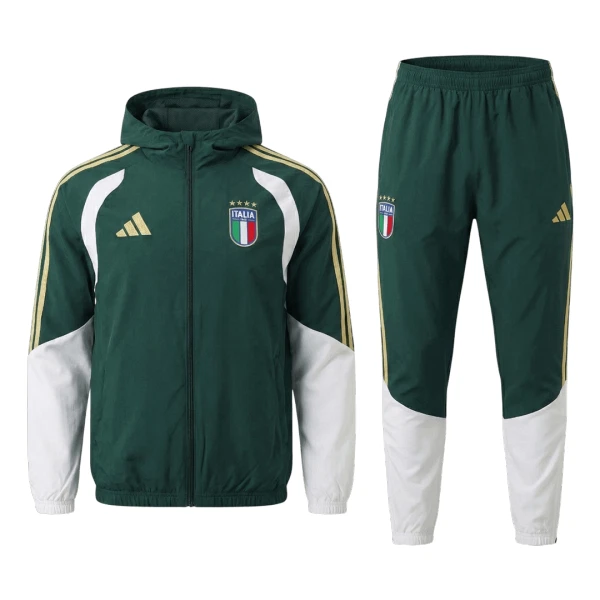 Italien Trainingsjacke mit Kapuze 2026/27 Grüne