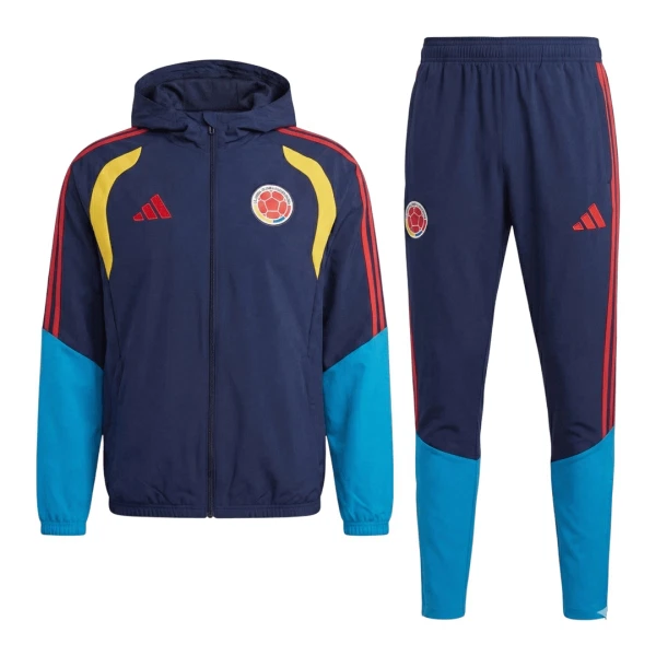Kolumbien Trainingsjacke mit Kapuze 2026/27 Navy