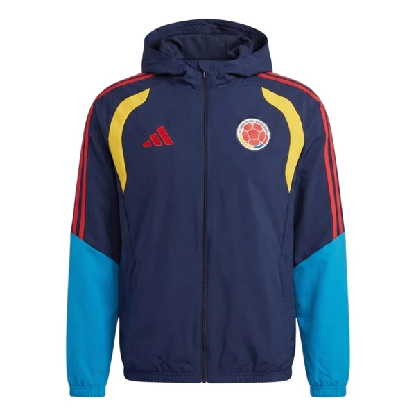 Kolumbien Trainingsjacke mit Kapuze 2026/27 Navy