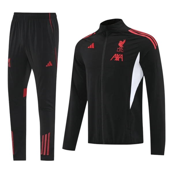 Liverpool Trainingsjackenanzüge 2025/26 Schwarze