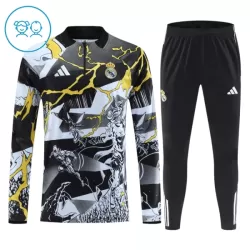 Real Madrid Marvel Trainingspullover Kinder 2026/27 Viertelreißverschluss Schwarze