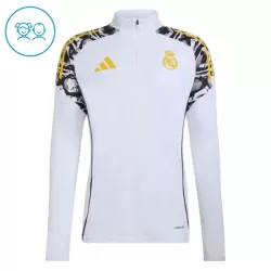 Real Madrid Trainingspullover Kinder 2026/27 Viertelreißverschluss Weiße